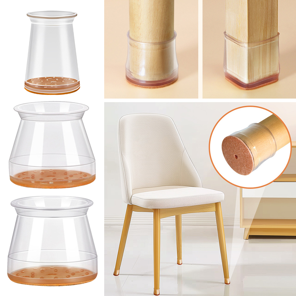 Visitor Chair Padded - Lot de 8 protections de pieds