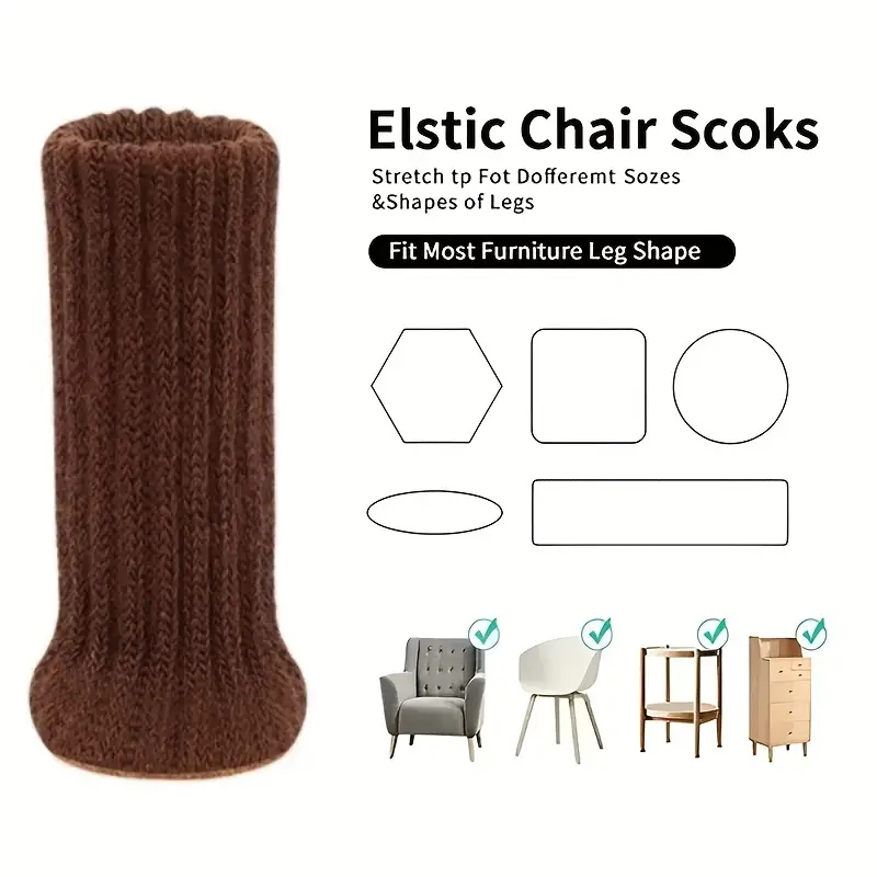 Visitor Chair Padded - Chaussettes pour pieds de chaise, 4/8/16