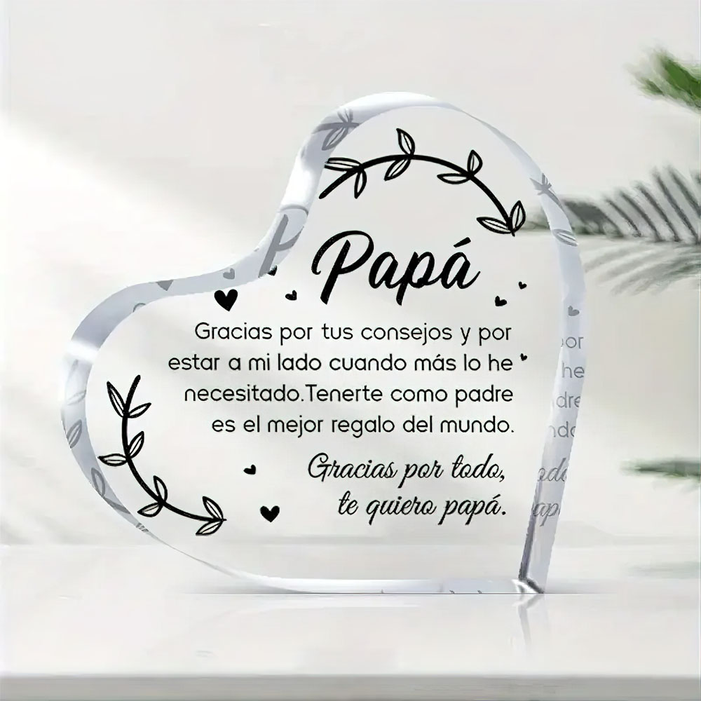 Office Furniture Equipment - Cadeaux d'anniversaire pour papa espagnol, Plaque