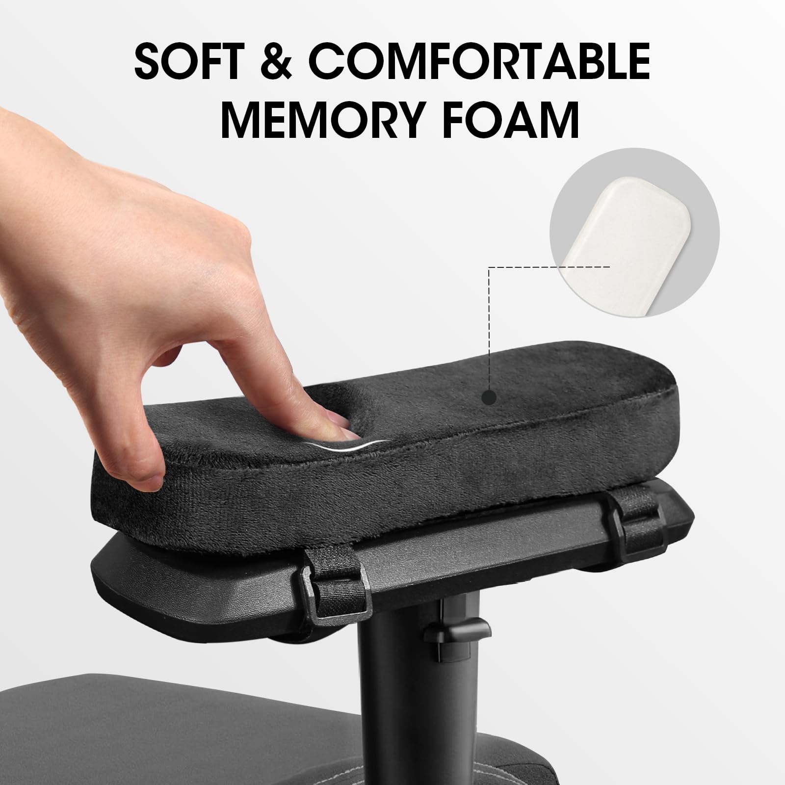 Visitor Chair Padded - Coussinets d'accoudoir de chaise en mousse