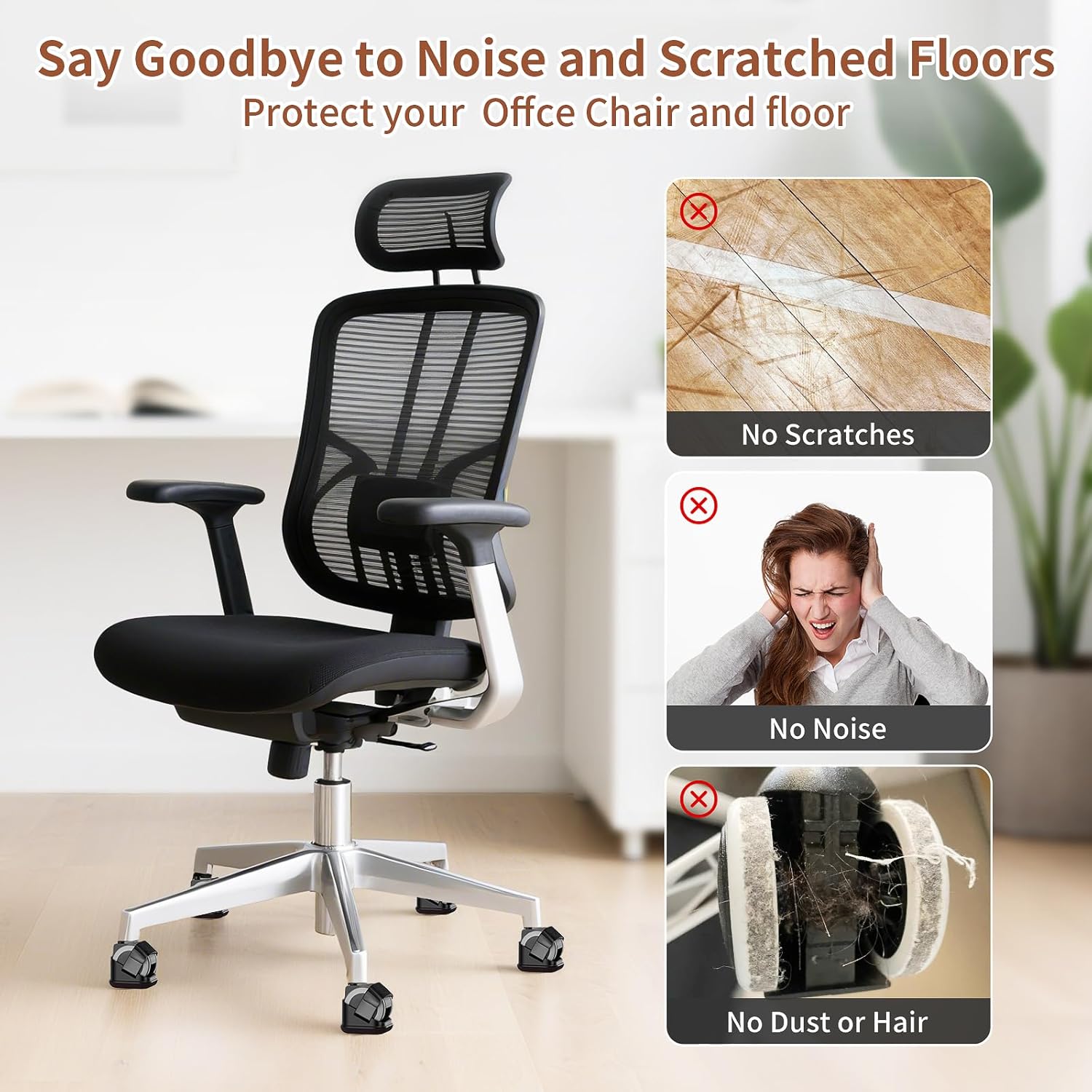 Lot de 5 protections pour pied - Work Office Furniture avis et prix