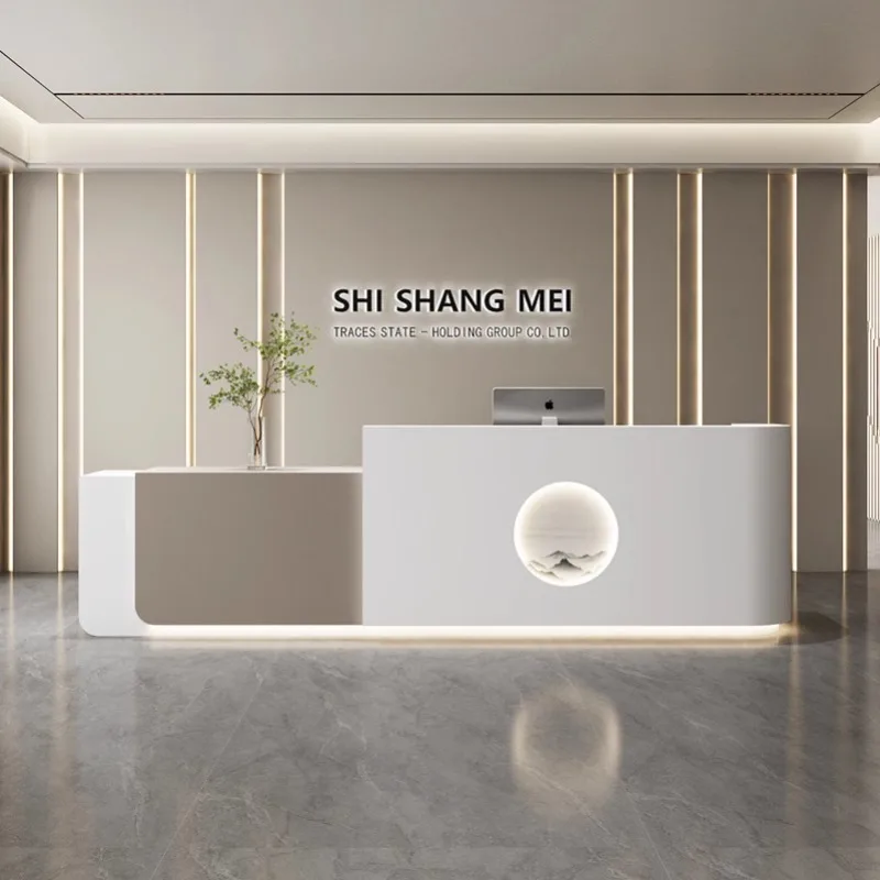 Bureau d'accueil de style crèm - Office Furniture Store avis et prix