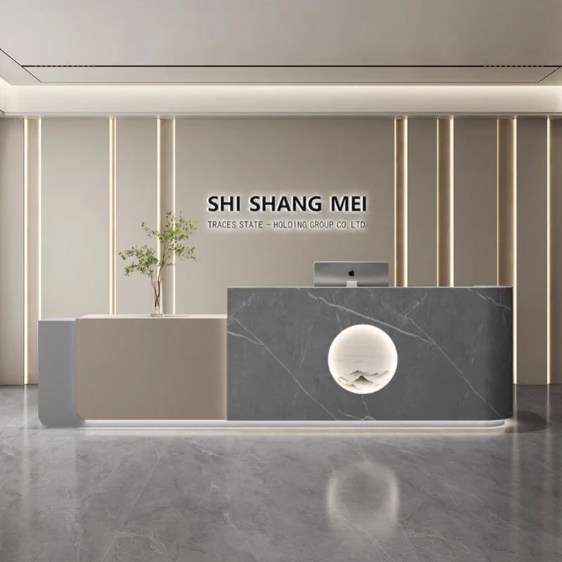 Bureau d'accueil de style crèm - Office Furniture Store avis et prix