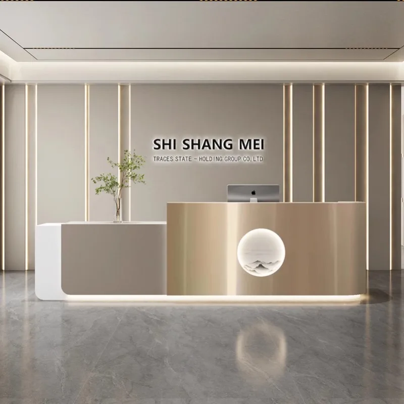 Bureau d'accueil de style crèm - Office Furniture Store avis et prix
