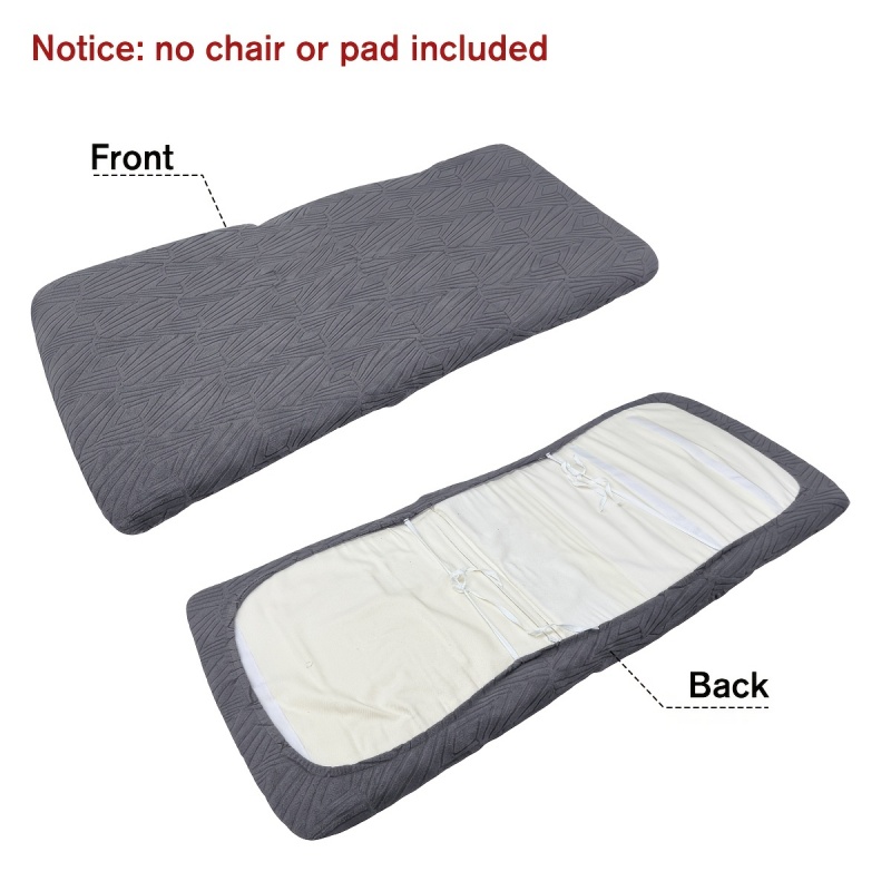 1PC Housse de chaise en jacqua - Visitor Chair Padded avis et prix
