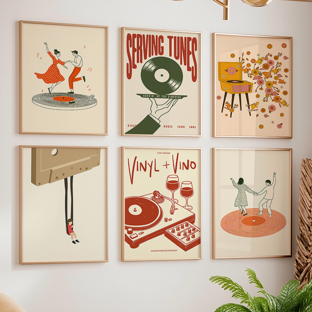 1 pièce Affiche murale vintage - Office Furniture Equipment avis et prix